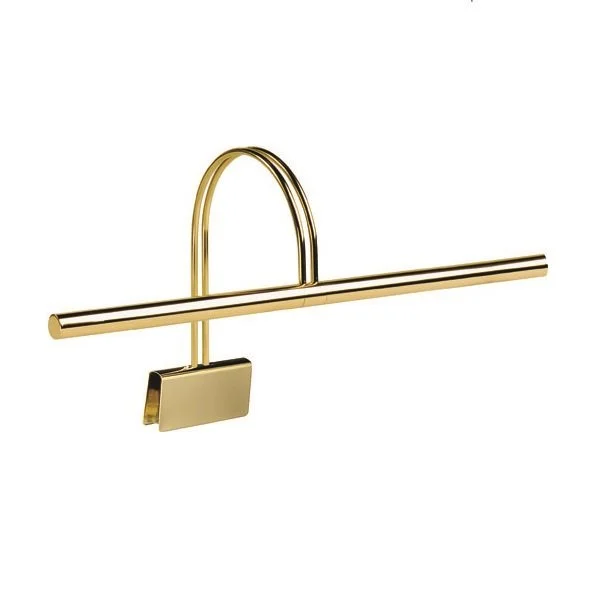 Slimline Grand Piano Lamp — Polished Brass