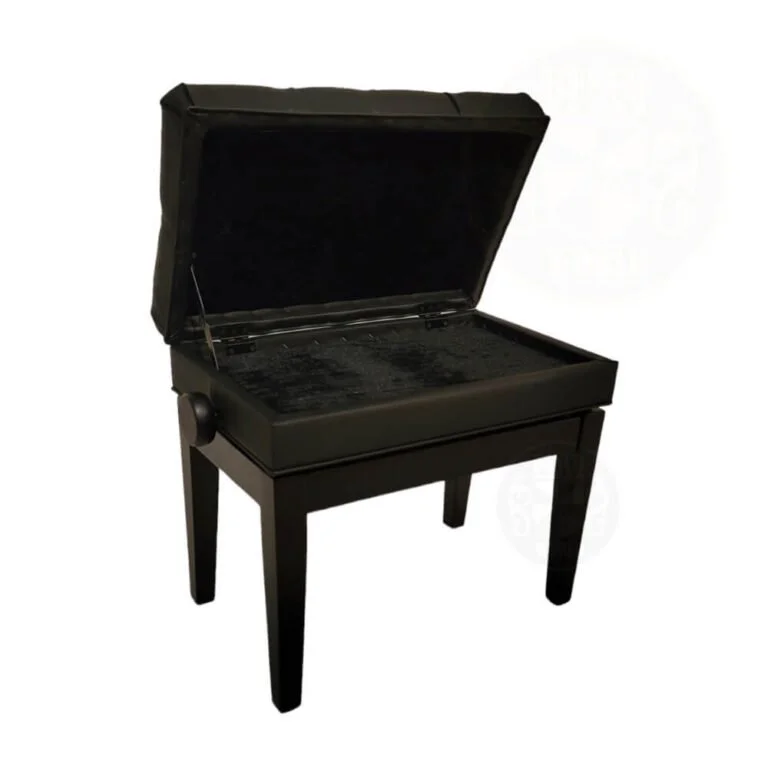 Minuet Adjustable Piano Bench Satin Ebony